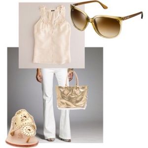 J. Crew silk garland cami